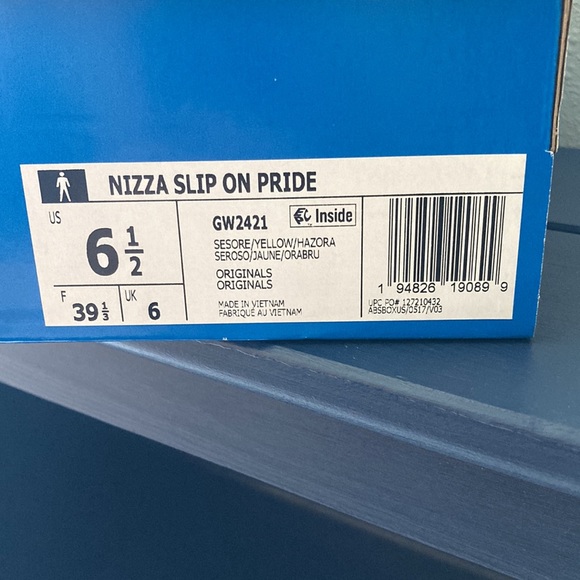 Adidas Nizza Slip On Pride shoe - Picture 4 of 5